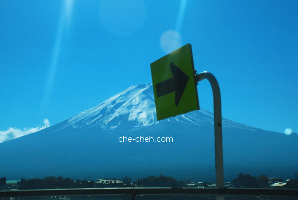 Mount Fuji Seen From Bus @ Fujikawaguchiko